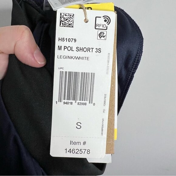 Adidas Mens Size Small Aeroready Athletic Shorts Navy Blue Red 3 Stripes NEW - Picture 11 of 14